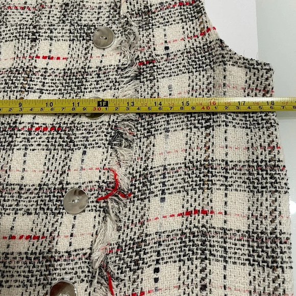 Zara Plaid Sleeveless top size Small - Picture 6 of 7